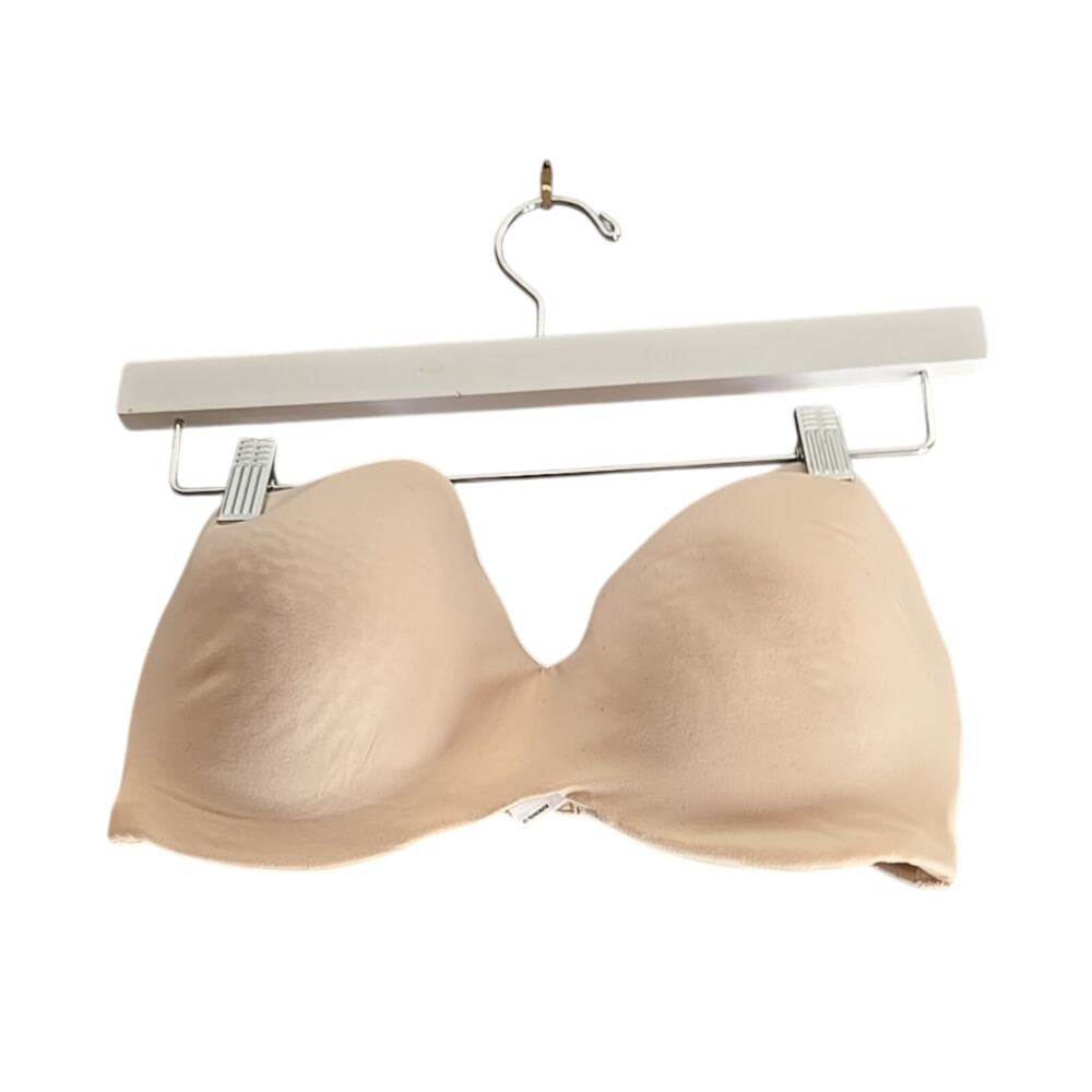 Lilyette Comfort Devotion Beige‎ Comfort Lift Strapless Underwire Bra Size 36D